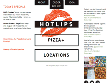 Tablet Screenshot of hotlipspizza.com